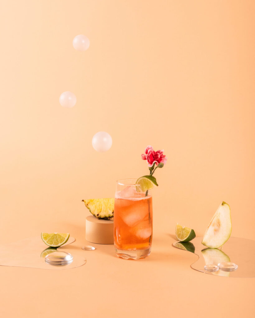 Guava Pineapple Mocktail | Sparkling Juice Recipe